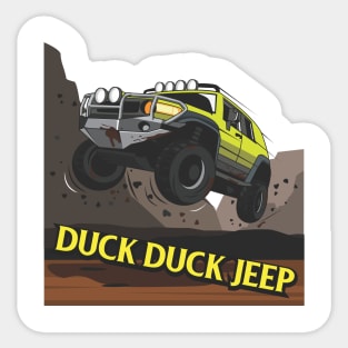 Duck Duck Jeep Sticker